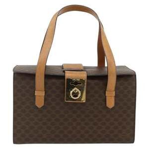 Celine Macadam Handbag Brown